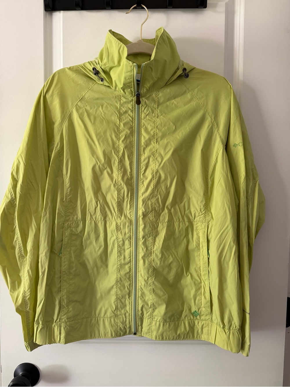 COLUMBIA | Omni-Shield Lightweight Waterproof Windbreaker Green Jacket - Size L
